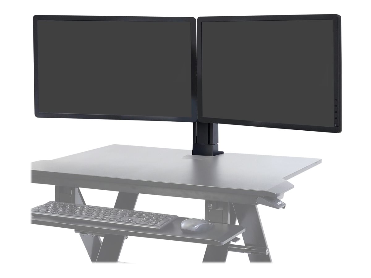Ergotron WorkFit Universal - sada dvou monitorů - černá – foto 2