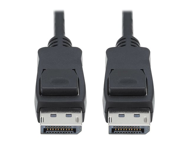 Image of Eaton Tripp Lite Series DisplayPort 1.4 Cable with Latching Connectors, 8K (M/M), Black, 6 ft. (1.8m) - DisplayPort cable - DisplayPort to DisplayPort - 1.83 m
