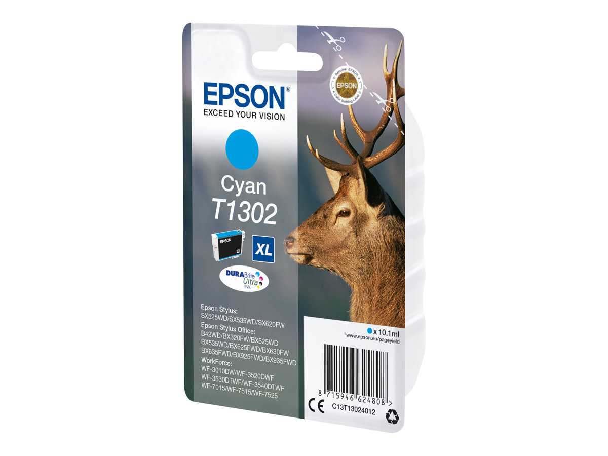 EPSON 1LB T1302 ink c. cy 10.1ml w/s
