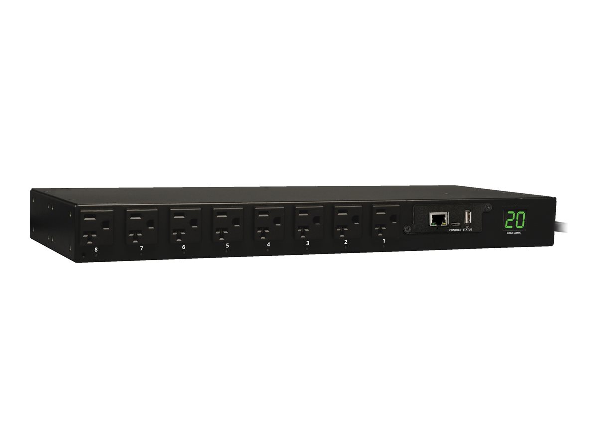 Tripp Lite PDU Switched 120V 1.9kW 20A 5-15/20R 16 Outlet Horizontal 1URM