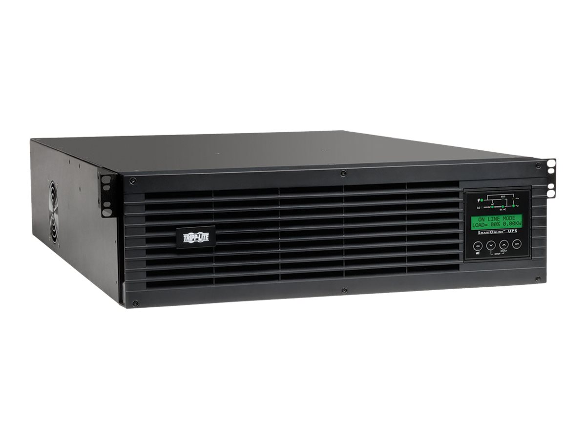 Tripp Lite 3000VA 2700W UPS Smart Online 120V w Pre-Installed WEBCARDLX 3URM