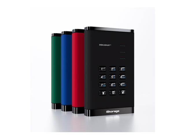 iStorage diskAshur - disque dur - 500 Go - USB 3.2 Gen 1 - TAA