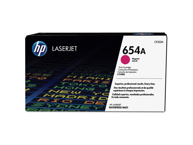 HP 654A Magenta Toner