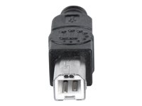 Manhattan USB-A to USB-B Cable, 5m, Male to Male, 480 Mbps (USB 2.0), Hi-Speed USB, Black, Lifetime Warranty, Polybag - USB c
