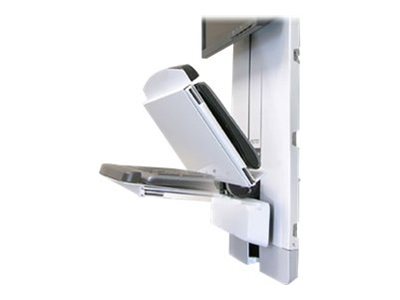 Ergotron Vertical Lift Auto-Retracting Keyboard Kit keyboard mounting Product shot Right-angle 79250