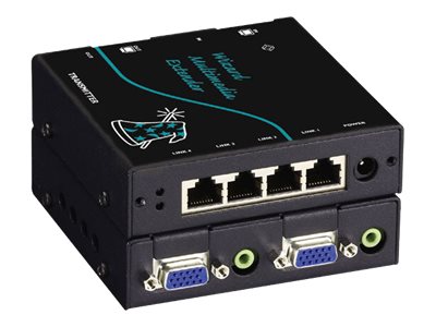 Black Box Wizard Multimedia Extender Quad Video/Stereo Audio Transmitter