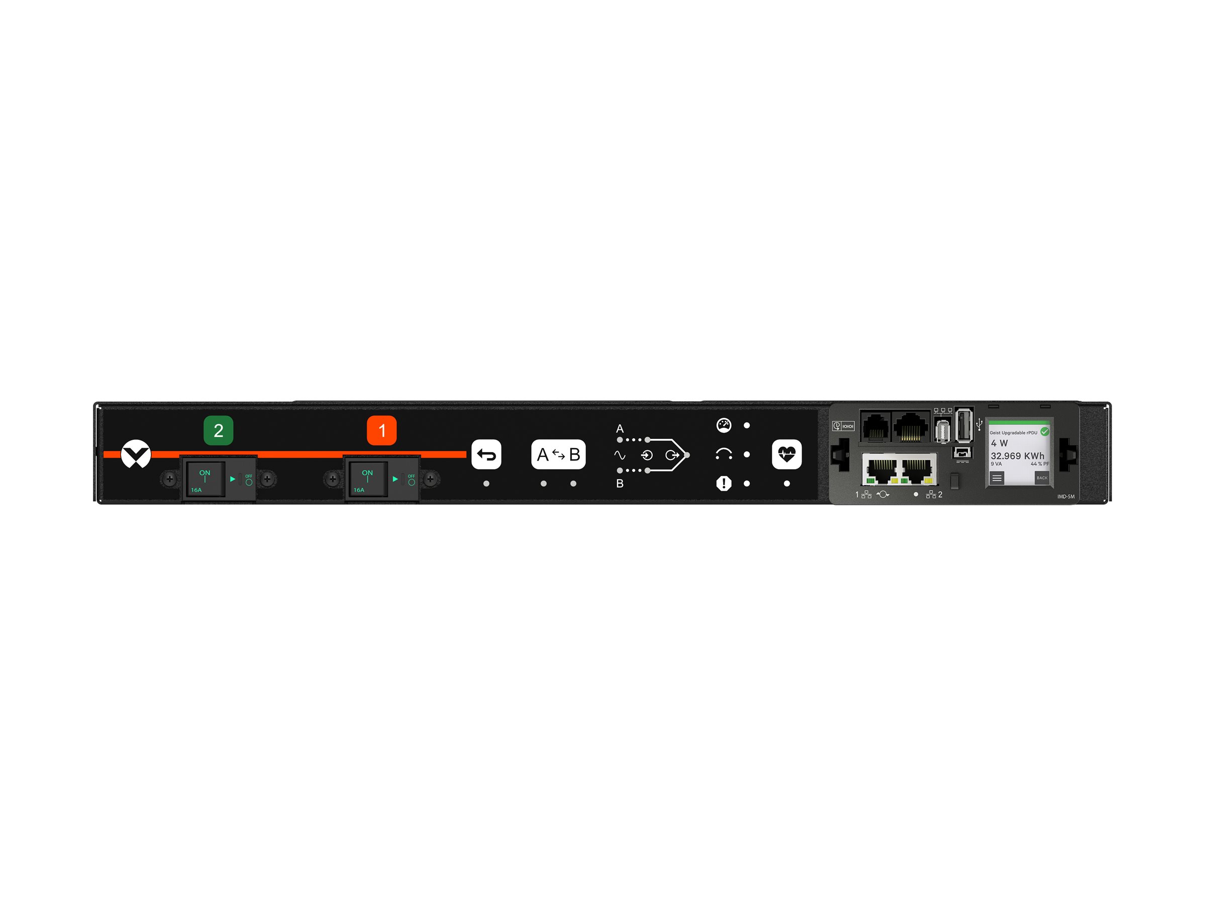 Geist Rack Transfer Switch Unit Level Monitoring AG05M1R1-12CF13-3PS6PS6B211-D