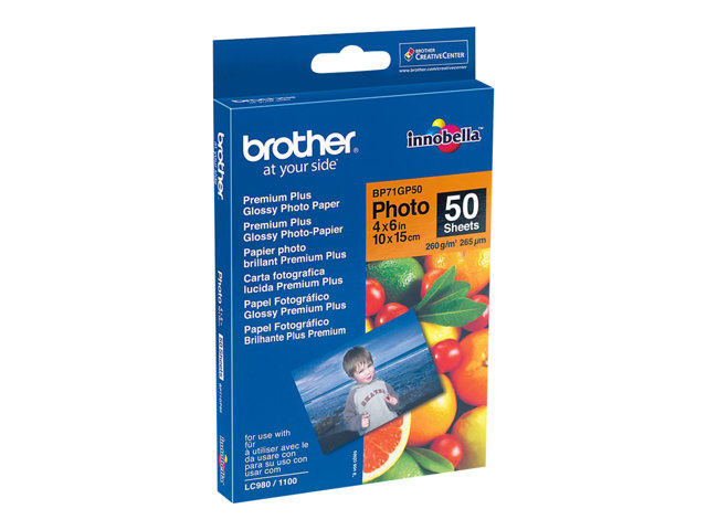 BROTHER BP71GP50 photo paper A6 50BL