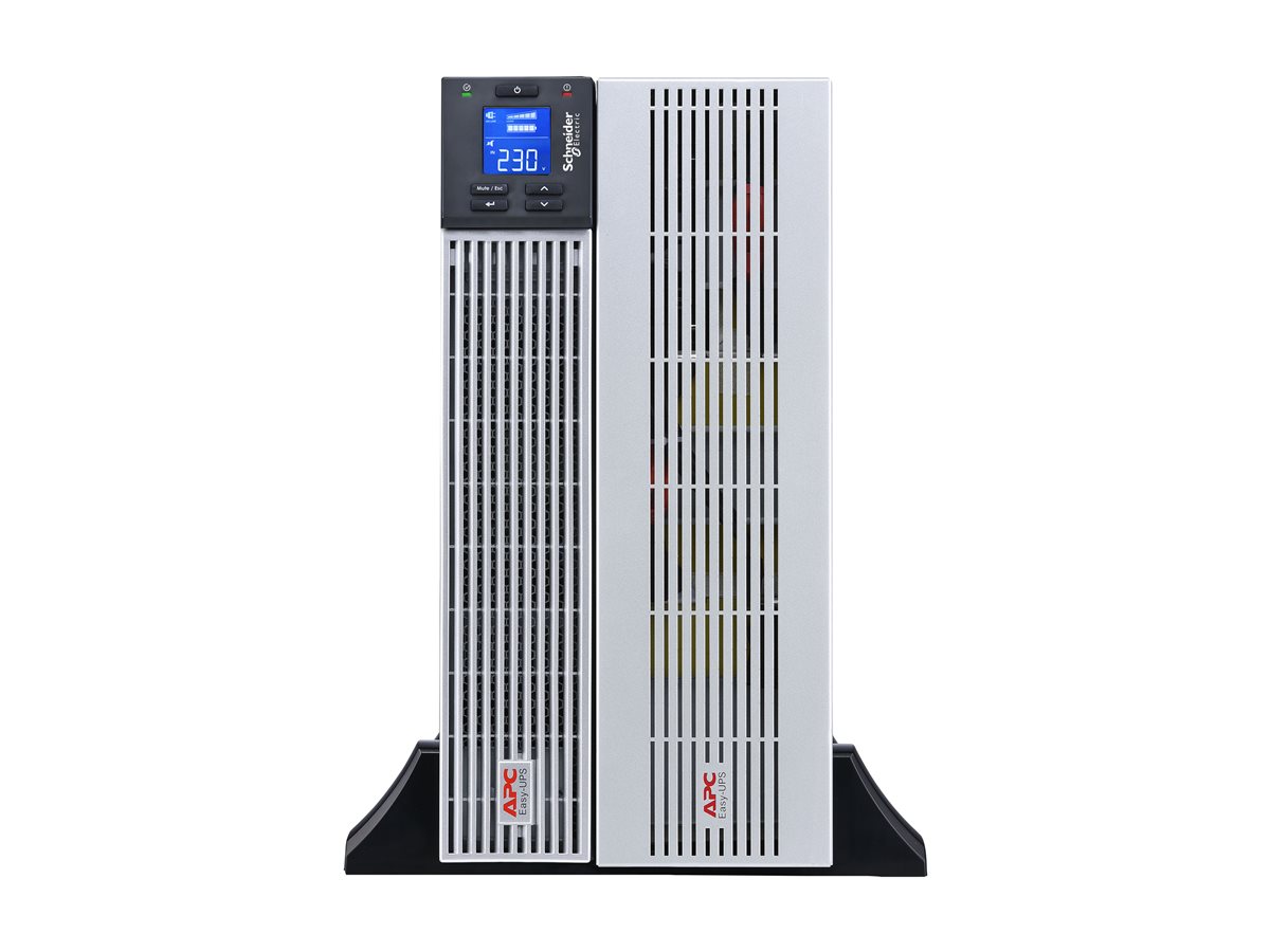 APC Easy UPS On-Line - UPS - prodlužovaný provoz, pevný výstup (1P+N+E), inteligentní slot pro karty, s montážním rámem - 6 kW - 6000 VA - Li-Ion – foto 2