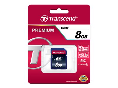 TRANSCEND TS8GSDHC10, Speicher Flash-Speicher, TRANSCEND  (BILD2)