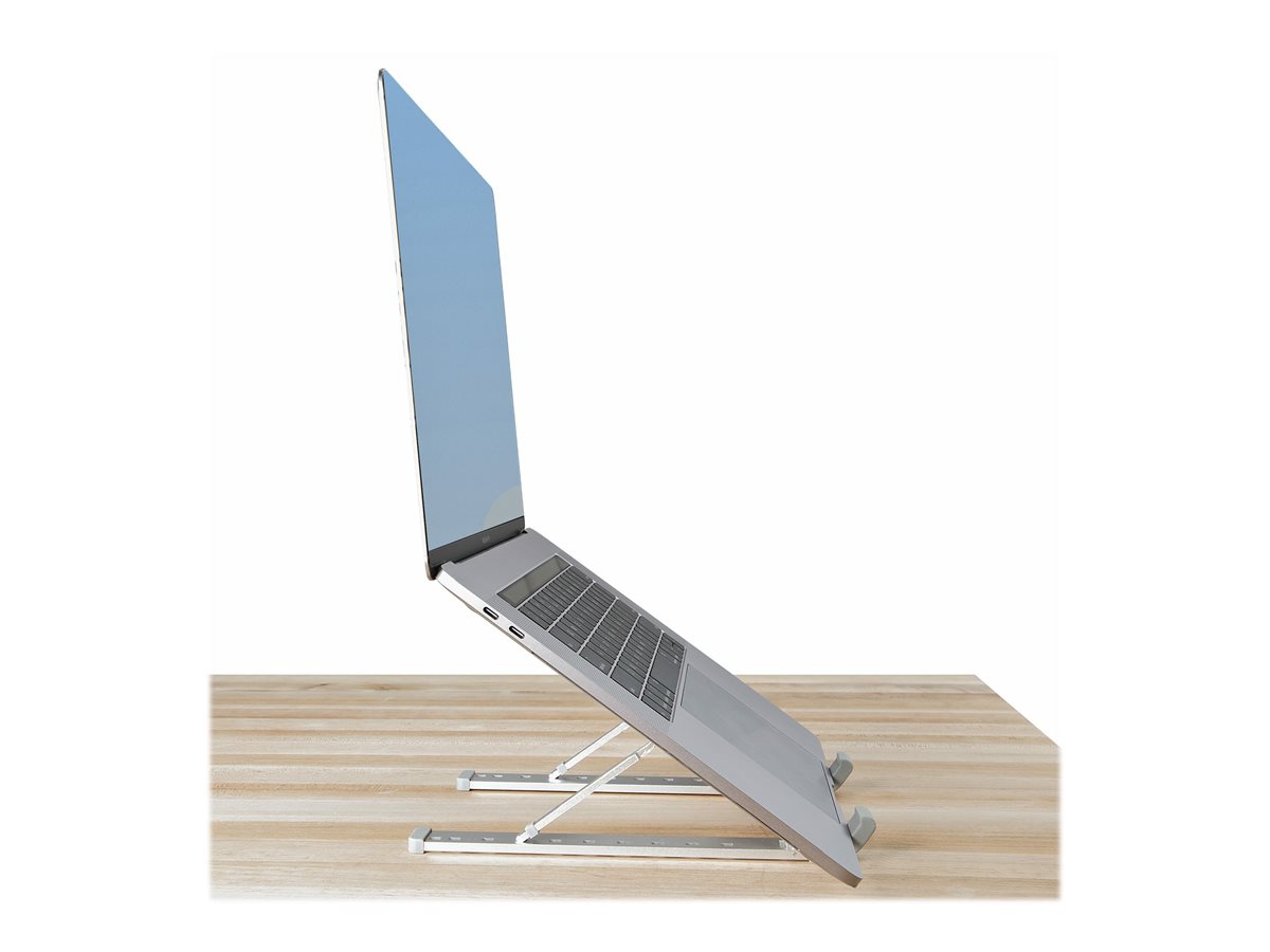 StarTech.com Foldable Laptop Riser Stand, Portable Height Adjustable Ergonomic Laptop Stand, Ventilated Aluminum Frame Supports 22lb (10Kg), Tilt/Raised/Angled Laptop/Tablet Stand, Collapsible Design - stojánek na notebook – foto 14