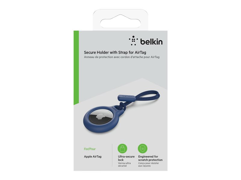 BELKIN AirTag Holder with Strap Blue