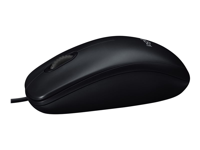 LOGI B100 optical Mouse Black USB OEM