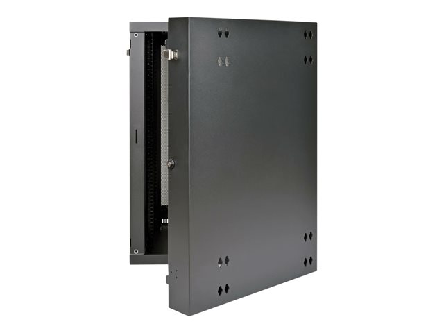 Tripp Lite 18U Wall Mount Rack Enclosure Server Cabinet Swinging Hinged Door Deep