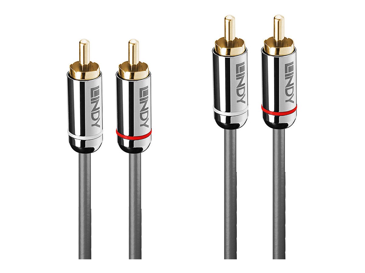 C ble Audio 2x RCA, Cromo Line, 5m