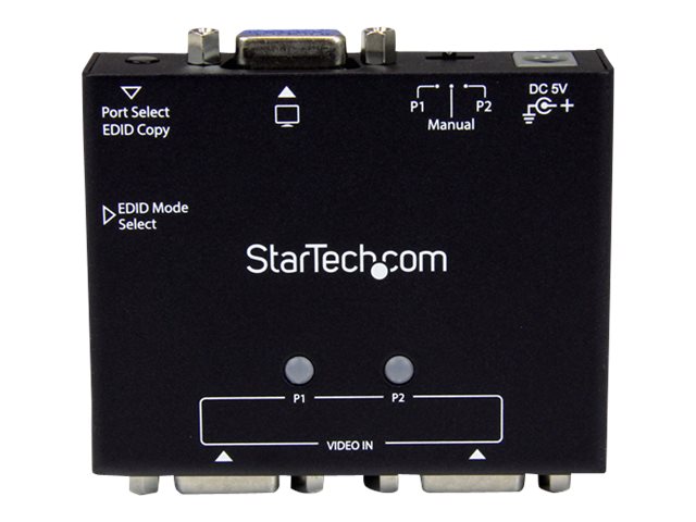 StarTech.com 2-Port VGA Auto Switch Box w/ Priority Switching and EDID Copy