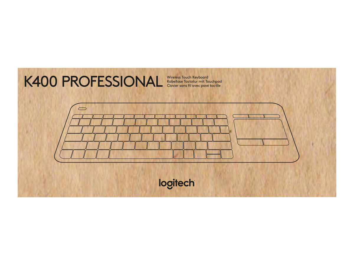 Logitech Wireless Touch Keyboard K400 Plus - klávesnice - anglická Vstupní zařízení – foto 5