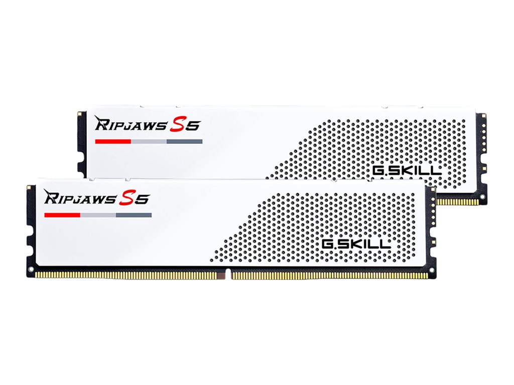 DDR5 32GB 5600-40 Ripjaws S5 white kit of 2 G.SKILL | F5-5600J4040C16GX2-RS5W