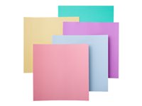 Cricut Smart Paper Sticker cardstock Pastel powder blue Pastel petal Pastel butter Pastelsyren Pastel mint