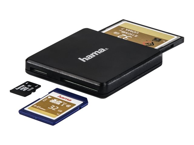 Hama USB 3.0 Multi-Card Reader - card reader - USB