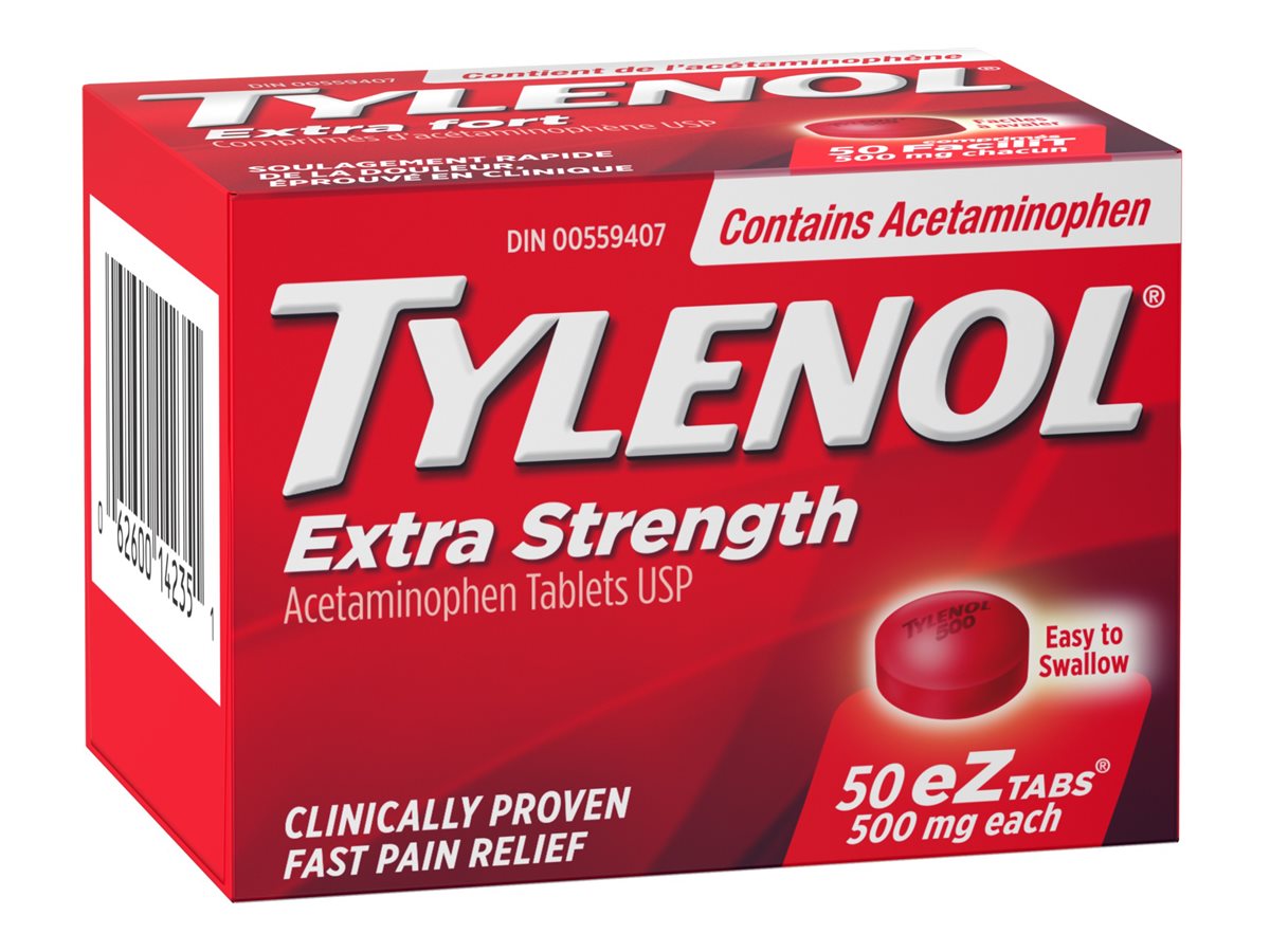 Tylenol Extra Strength eZ tabs - 50's