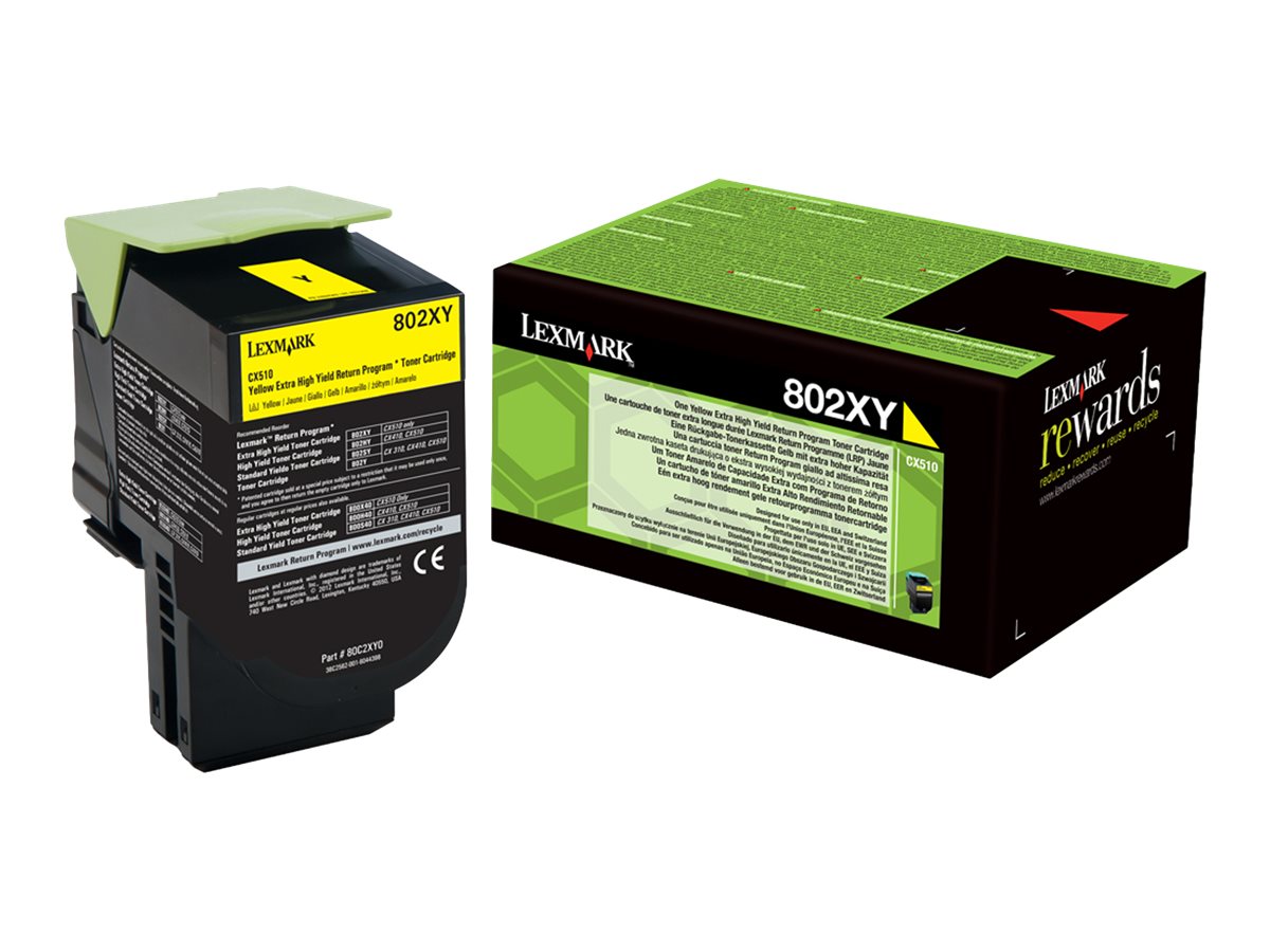 LEXMARK 80C2XY0 toner žlutý