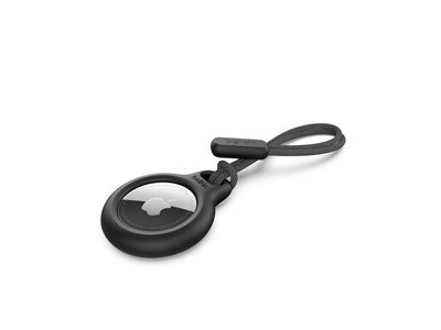 SECURE HOLDER WITH STRAP FOR AIRTAG BLACK 03-RETAIL BOX