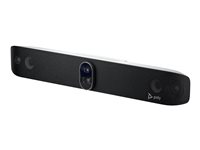 Poly Studio X72 - All-in-One videobarre (videobarre, Poly TC10 berøringscontroller) - Zoom Certified, Certified for Microsoft Teams - sort
