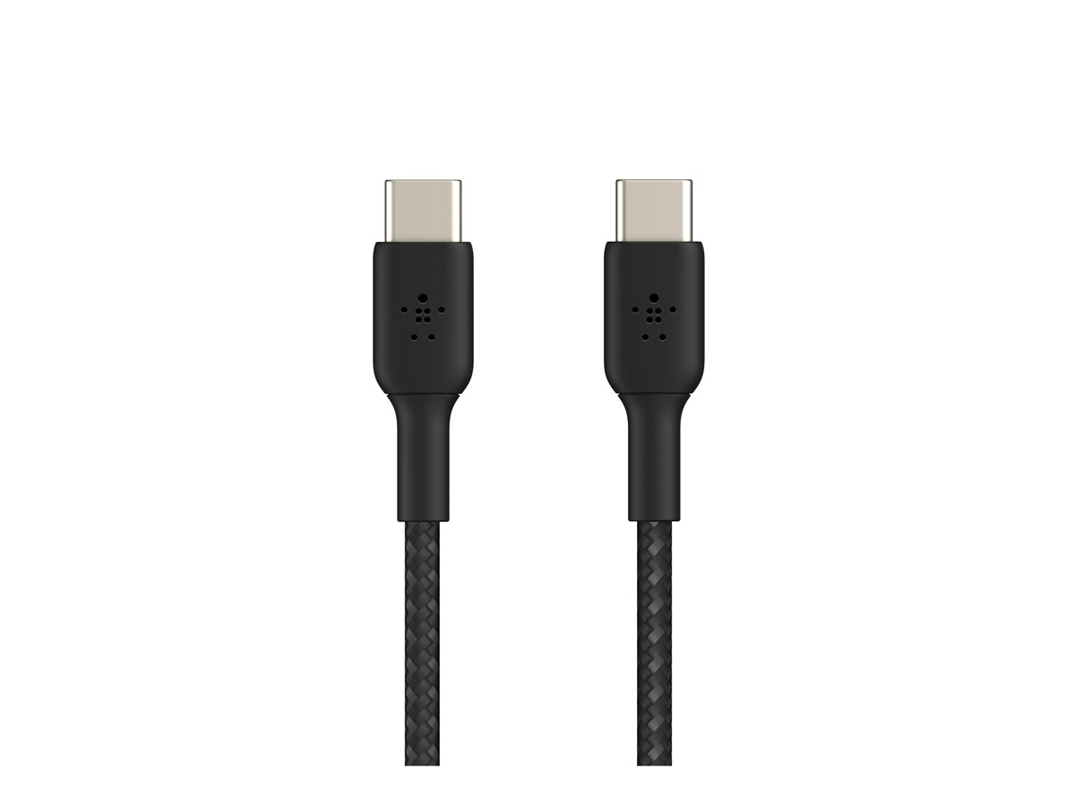 BELKIN BOOST CHARGE USB-C to USB-C Cable Braided 2m Black