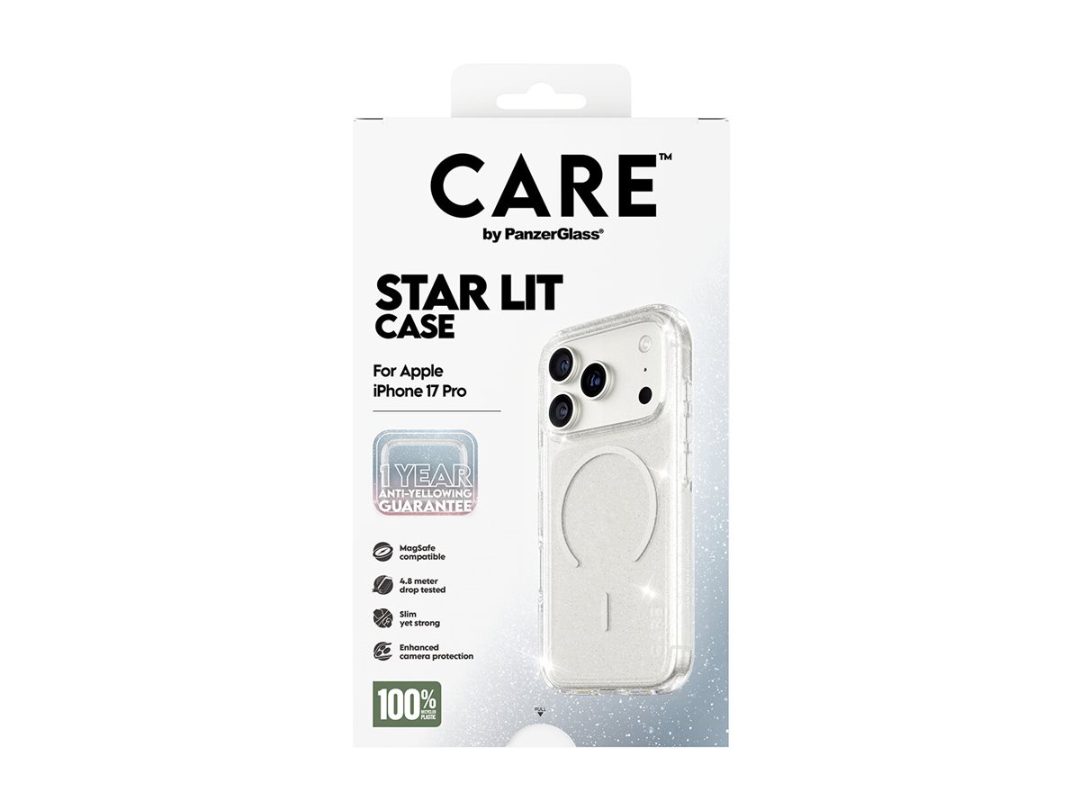 PanzerGlass CARE Apple iPhone 17 Pro Star Lit třpytivý/bílý MagSafe – foto 7