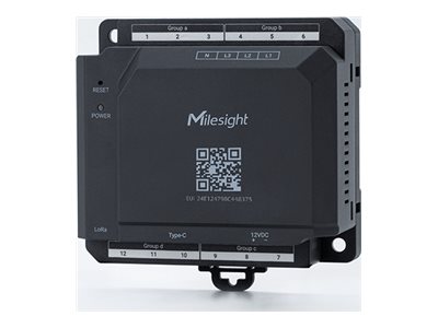 Milesight CTH01 power metre LoRaWAN Product shot Right-angle 79250