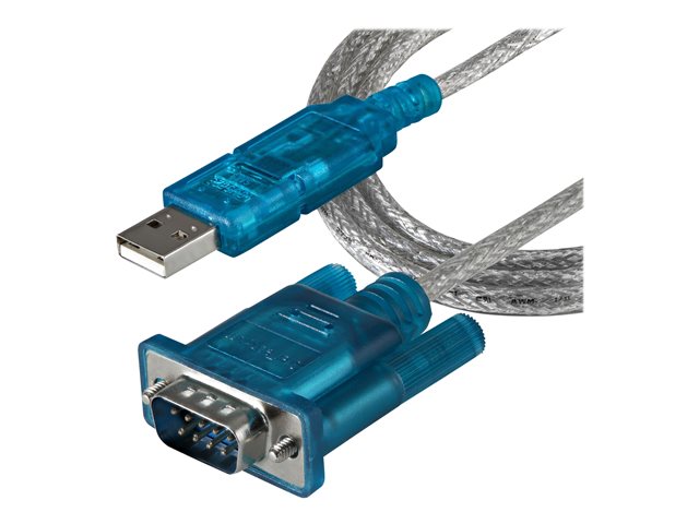 StarTech.com 3ft USB to RS232 DB9 Serial Adapter Cable - M/M - Serial adapter - USB 2.0 - RS-232