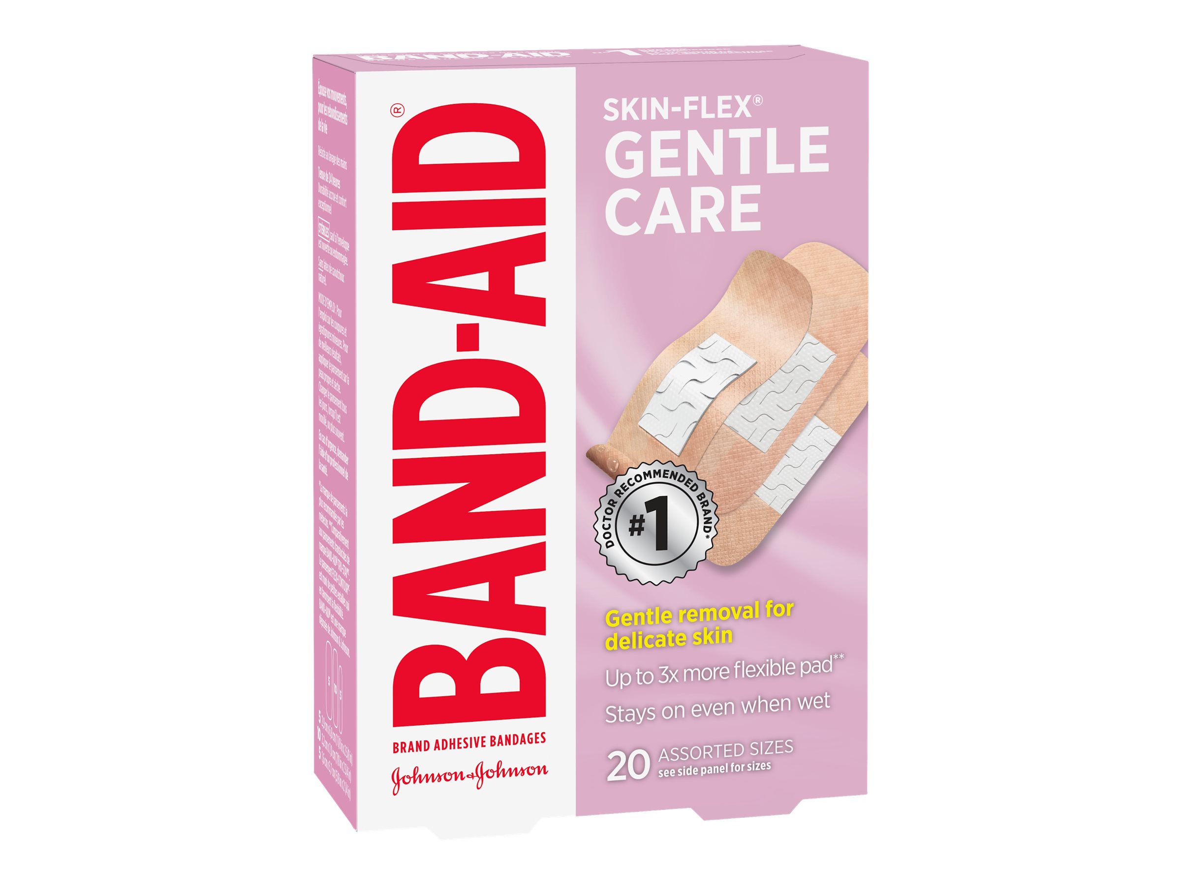 Band Aid Water Resistant Wet Flex Adhesive Bandages, Assorted Sizes Value  Pack, 60 Bandages : : Health & Personal Care