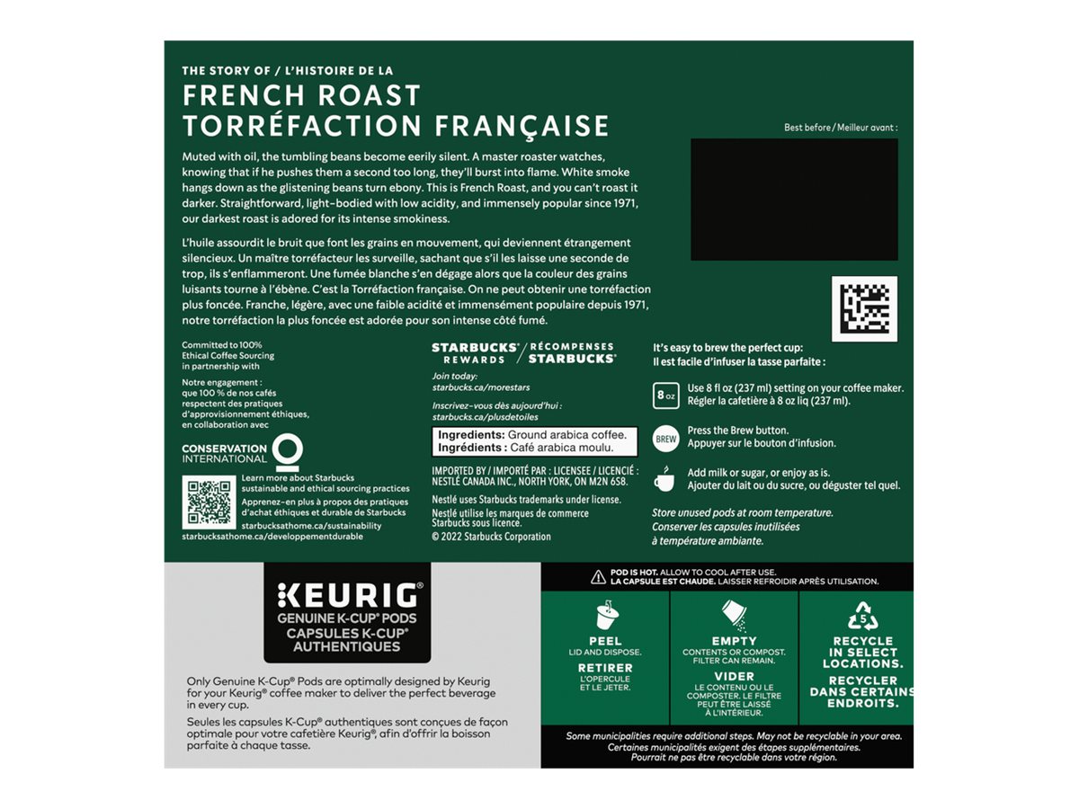 Starbucks K-cup French Roast - 44s