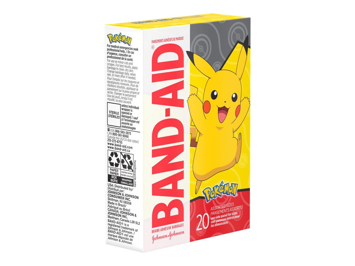 BAND-AID Pokemon Adhesive Bandages - 20's