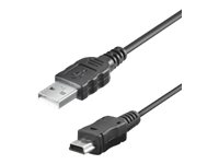 goobay USB-kabel 1m Sort