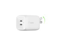 Belkin BoostCharge Pro Power adapter PPS and GaN technology 65 Watt 3.25 A 