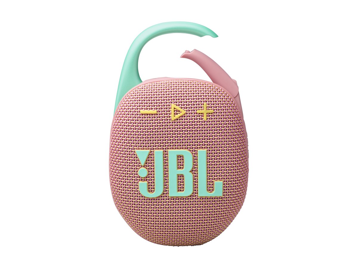 JBL Clip 5 Portable Bluetooth Speaker - Pink - JBLCLIP5PINKAM