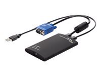 StarTech.com Adaptateur crash cart pour PC portable - Console KVM vers USB 2.0 - USB A (M) - PS/2 (M) - VGA (M) - KVM portable