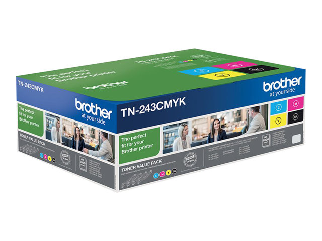 Brother Compatible Toner Multi Pack Bk,C,M,Y (TN-243 CMYK)
