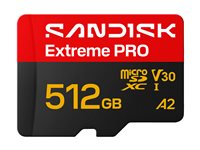 SanDisk Extreme PRO - flash memory card - 512 GB - microSDXC UHS-I