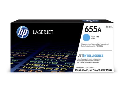 HP 655A LaserJet Toner Cyan