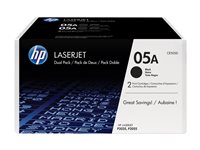 HP Toner 05A black 2-pack