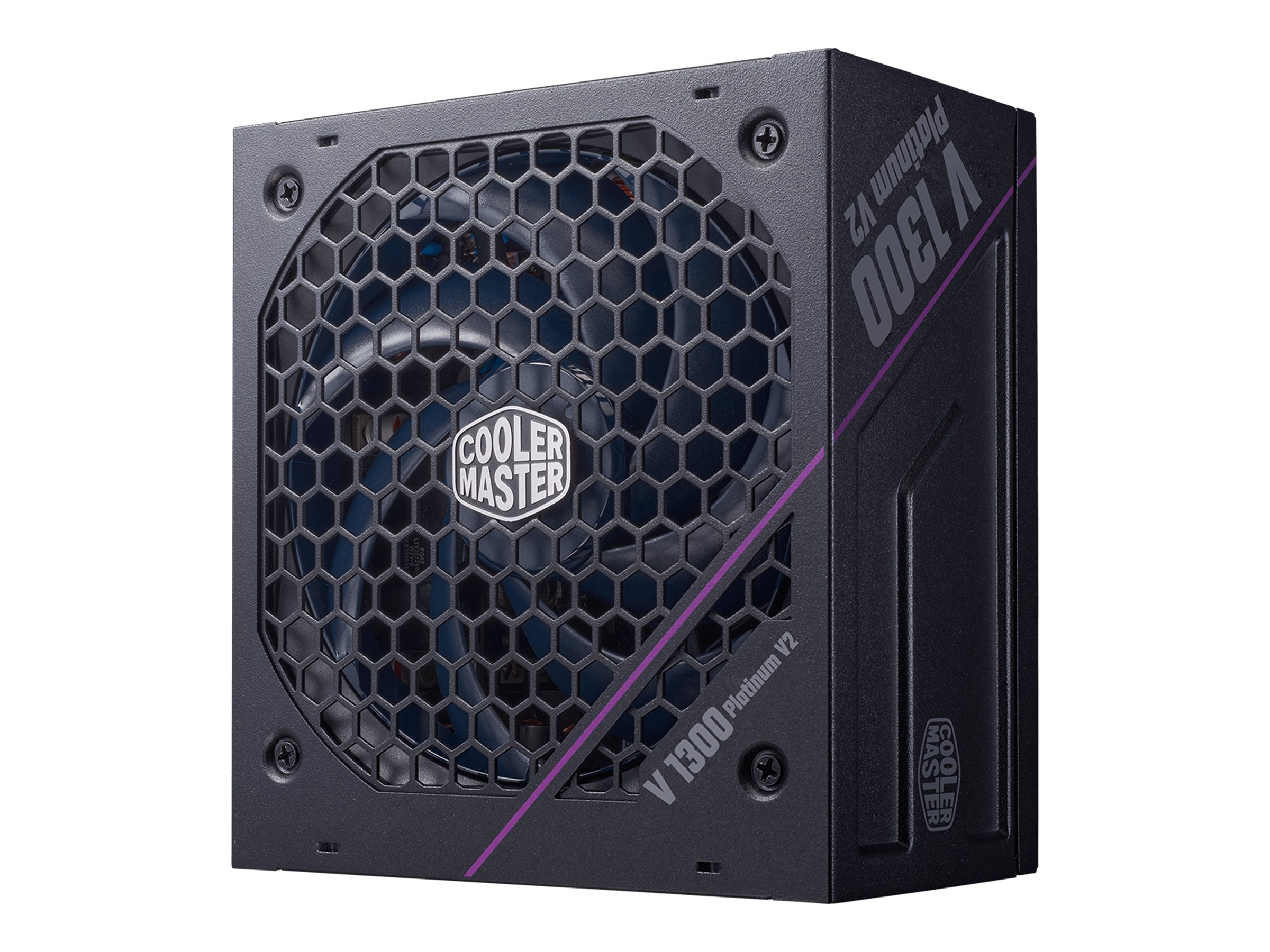 Cooler Master V Series Platinum 1300 V2 power supply 1300 Product shot Right-angle 80000
