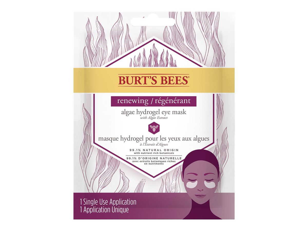 Burt's Bees Renewing Algae Hydrogel Eye Mask - 1 single use