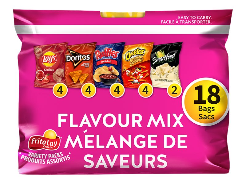 Frito-Lay Flavour Mix Variety Pack - 484g - 18's