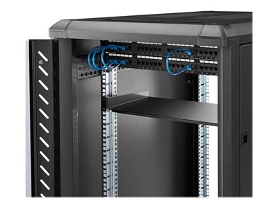 StarTech.com 1U Fixed Server Rack Mount Shelf, 10in Deep Steel Universal Cantilever Tray for 19