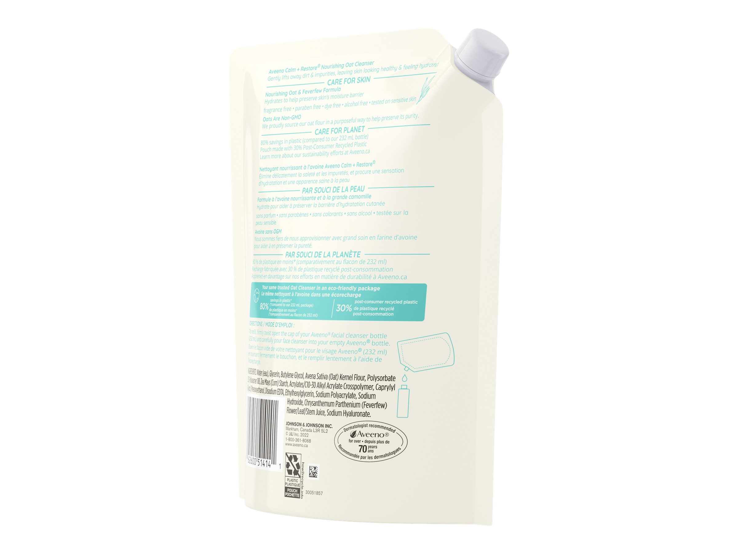 Aveeno Calm + Restore Oat Cleanser - 473ml