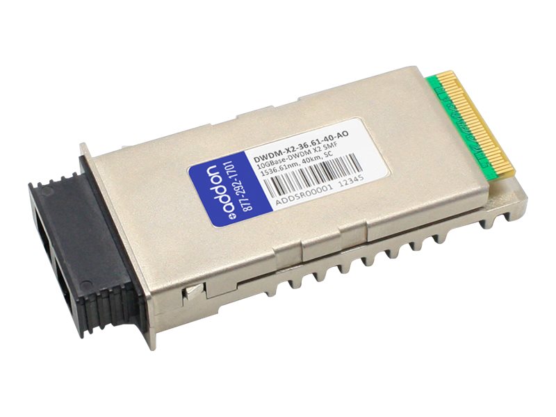 AddOn - X2 transceiver module (equivalent to: Cisco DWDM-X2-36.61-40)