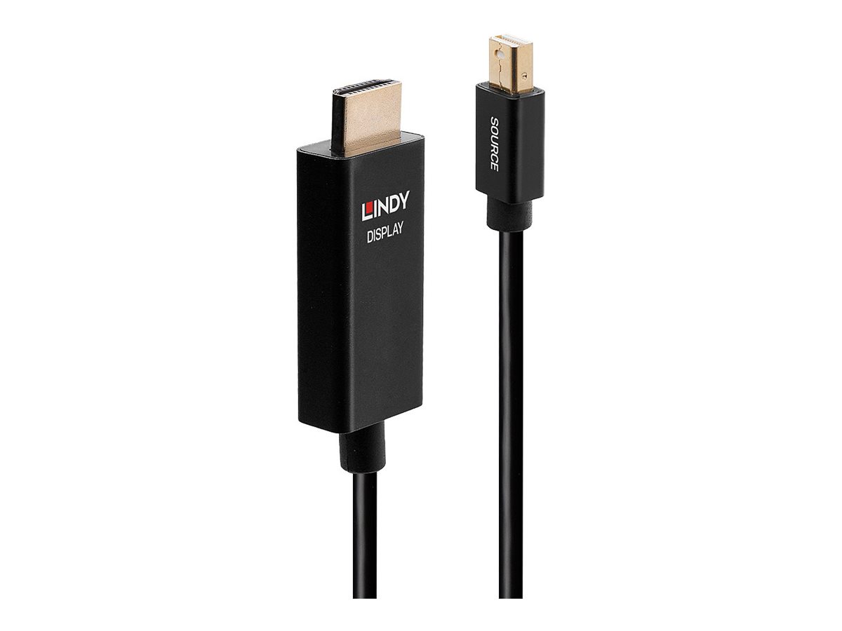 LINDY 3m Active Mini DP to HDMI Adapter